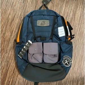 Brand New Naruto Hidden Leaf Village Built-Up Backpack